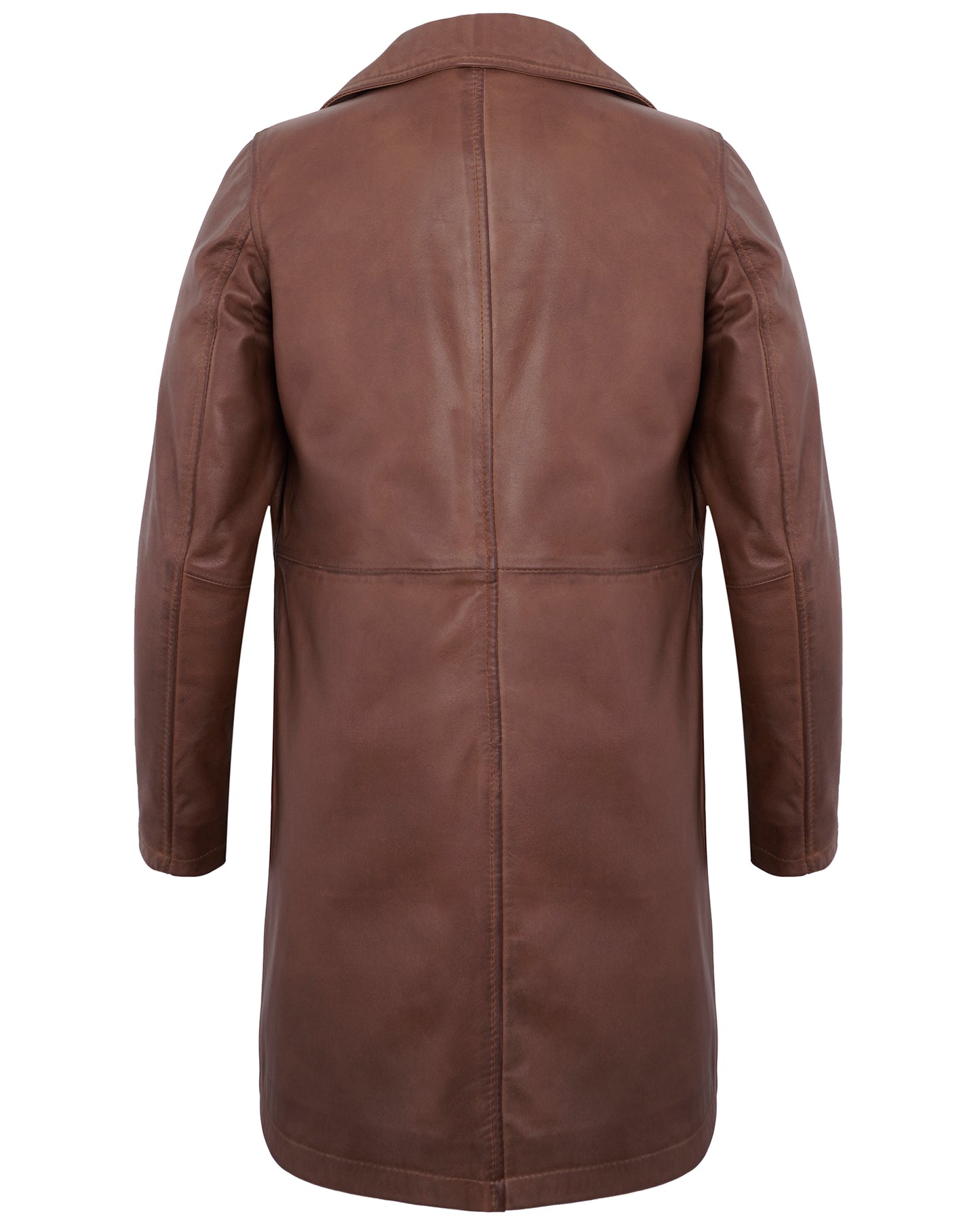 Leather Coat Women Brown – Vintage Style Real Lambskin Long Coat