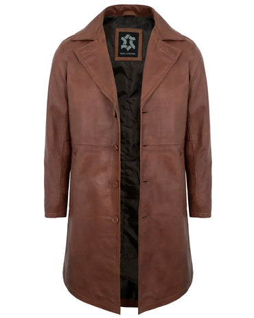 mens-brown-leather-car-coat