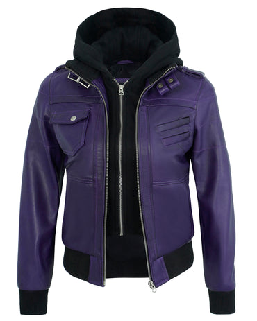 purple-hooded-leather-jackets-for-women