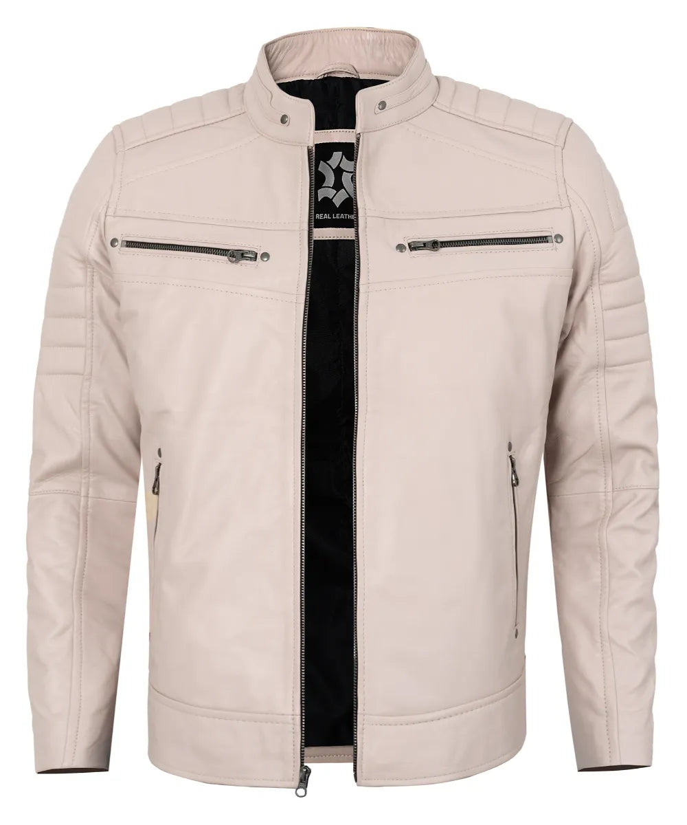 beige-mens-cafe-racer-leather-jacket