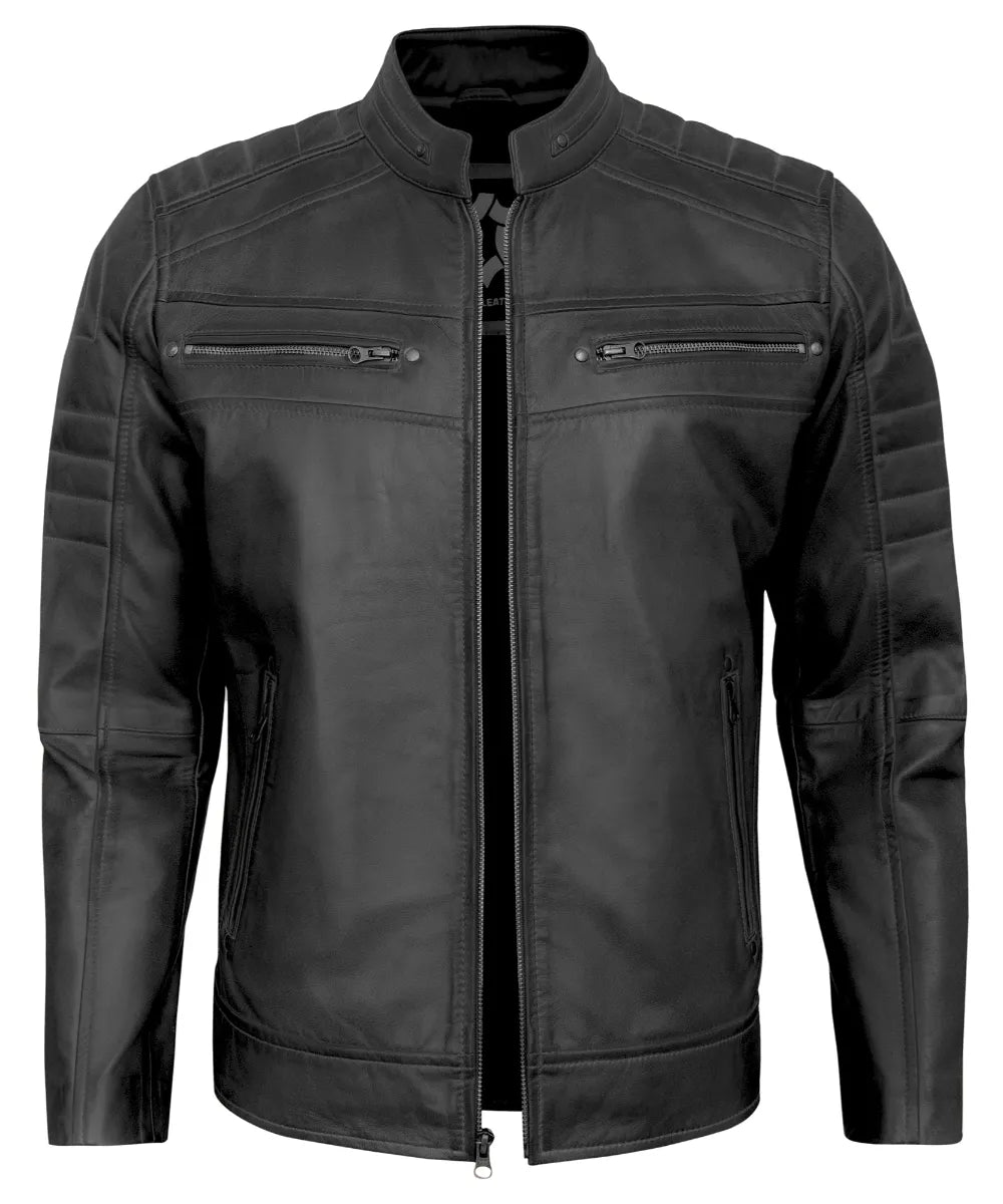 black-mens-cafe-racer-leather-jacket