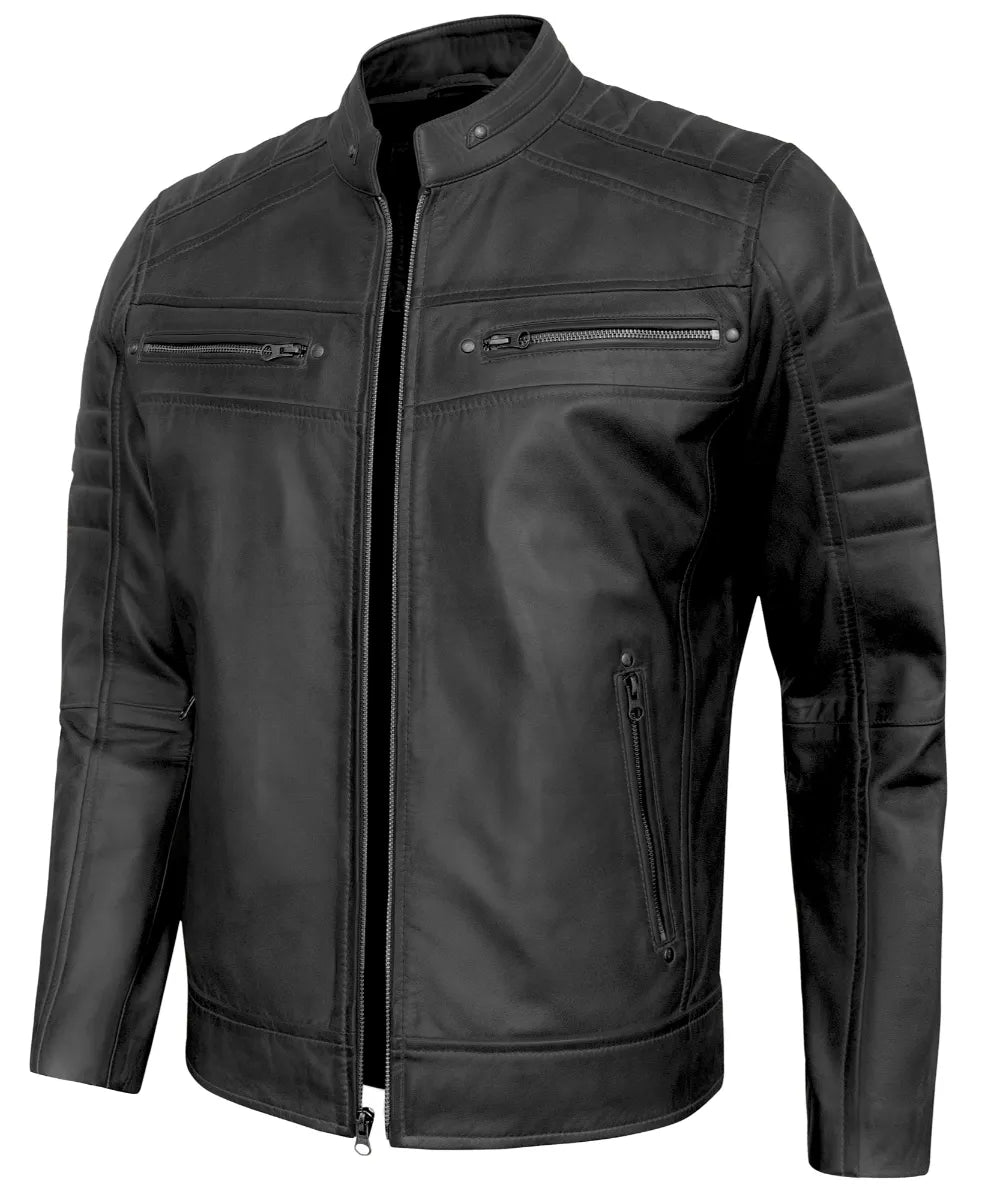 black-mens-cafe-racer-leather-jacket