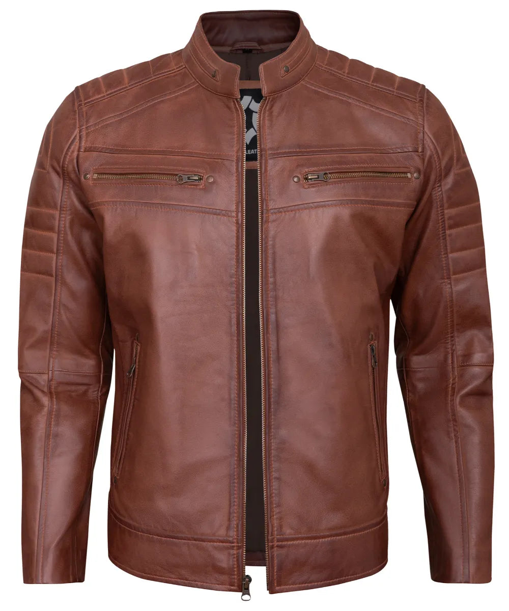 brown-mens-cafe-racer-leather-jacket