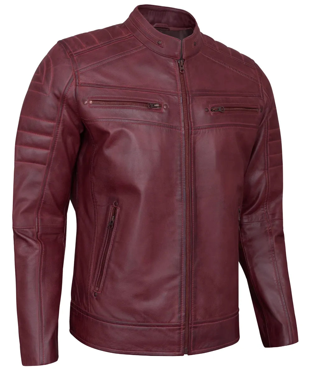 maroon-mens-cafe-racer-leather-jacket
