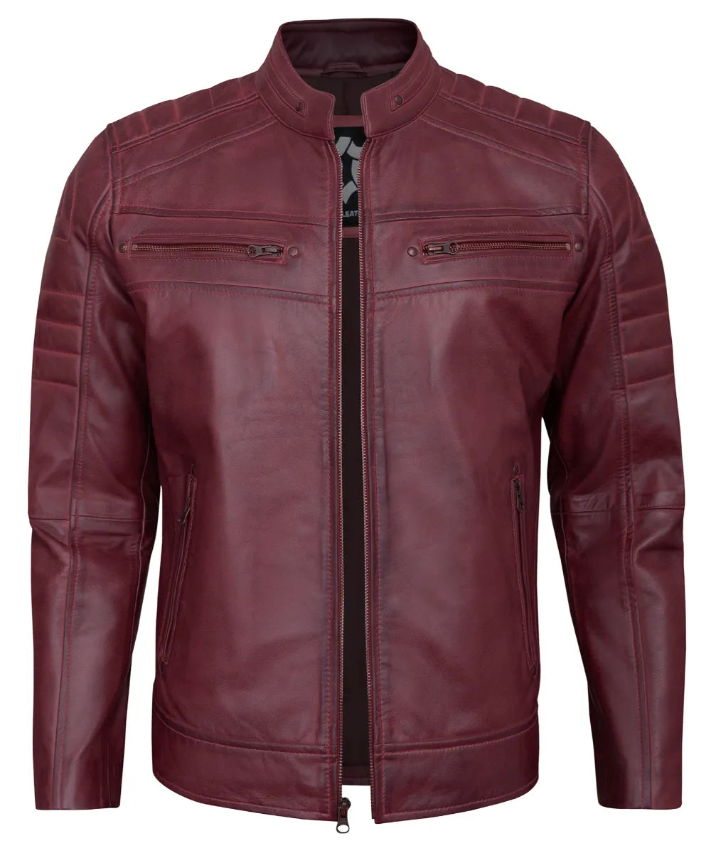maroon-mens-cafe-racer-leather-jacket