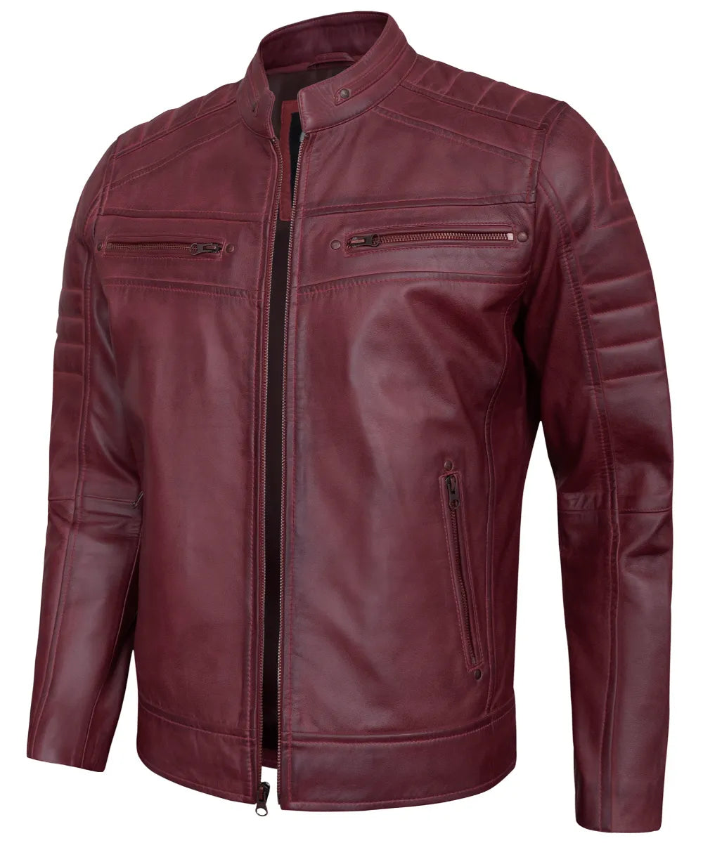 maroon-mens-cafe-racer-leather-jacket