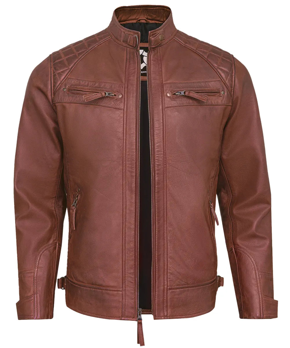mens-brown-biker-leather-jacket