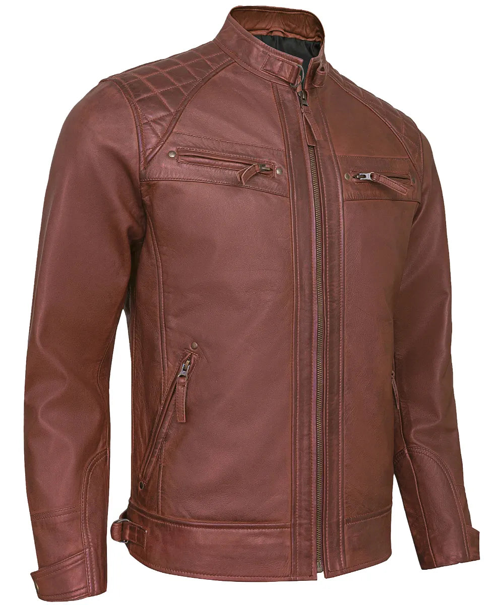 mens-brown-biker-leather-jacket