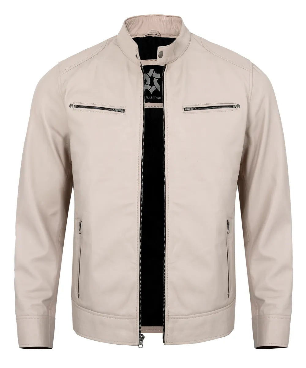 beige-mens-cafe-racer-leather-jacket