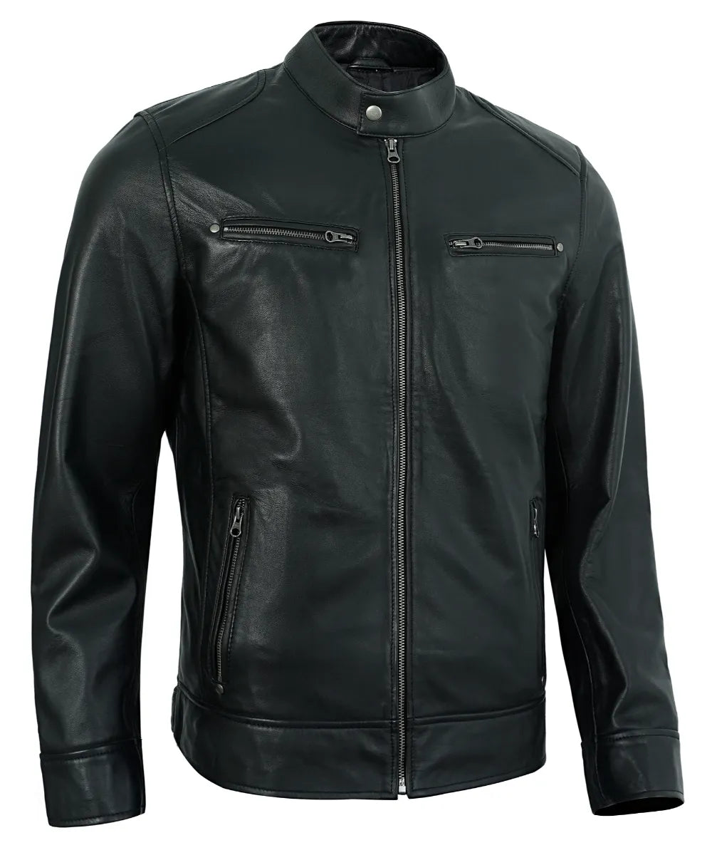 black-mens-cafe-racer-leather-jacket