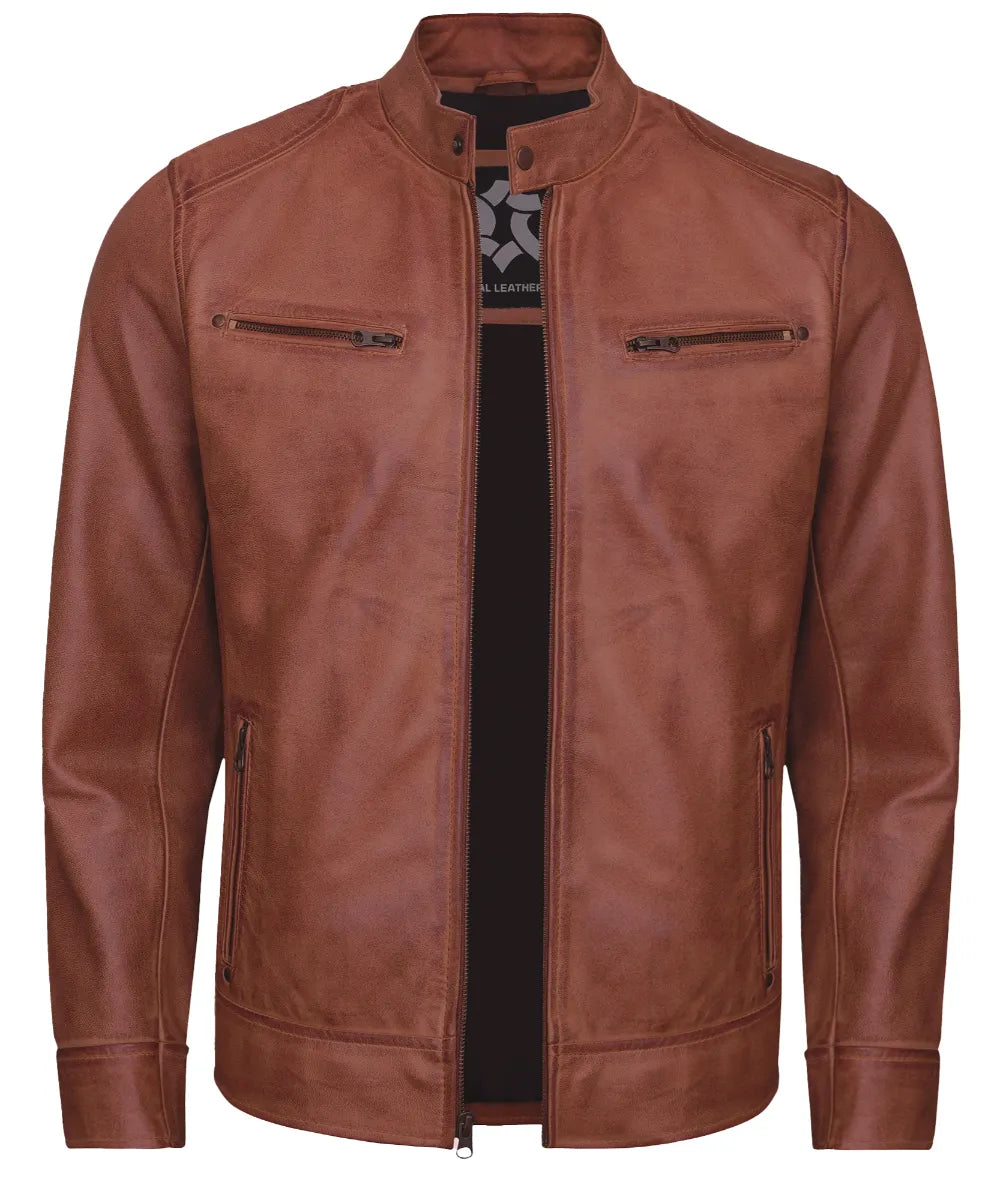 brown-mens-cafe-racer-leather-jacket