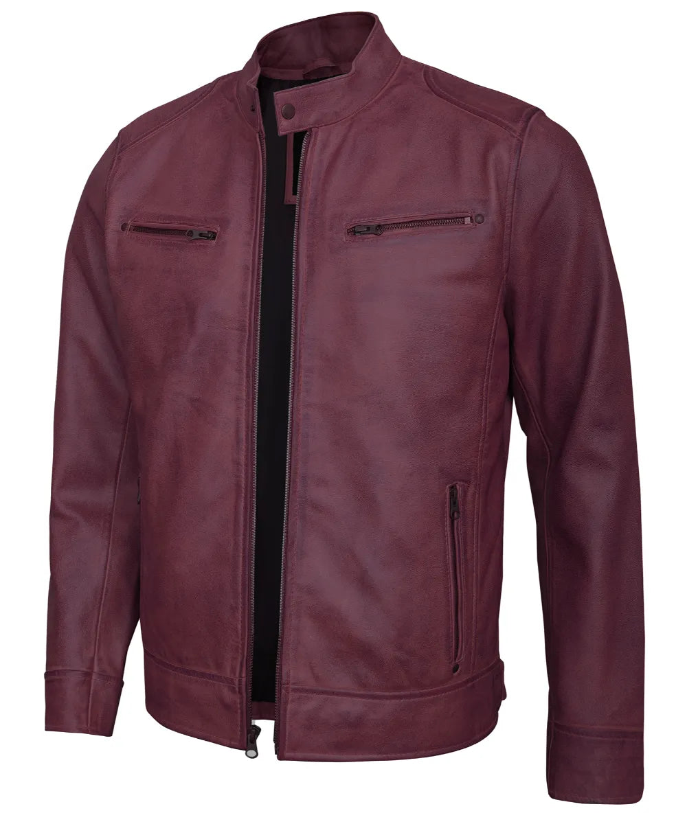 maroon-mens-cafe-racer-leather-jacket