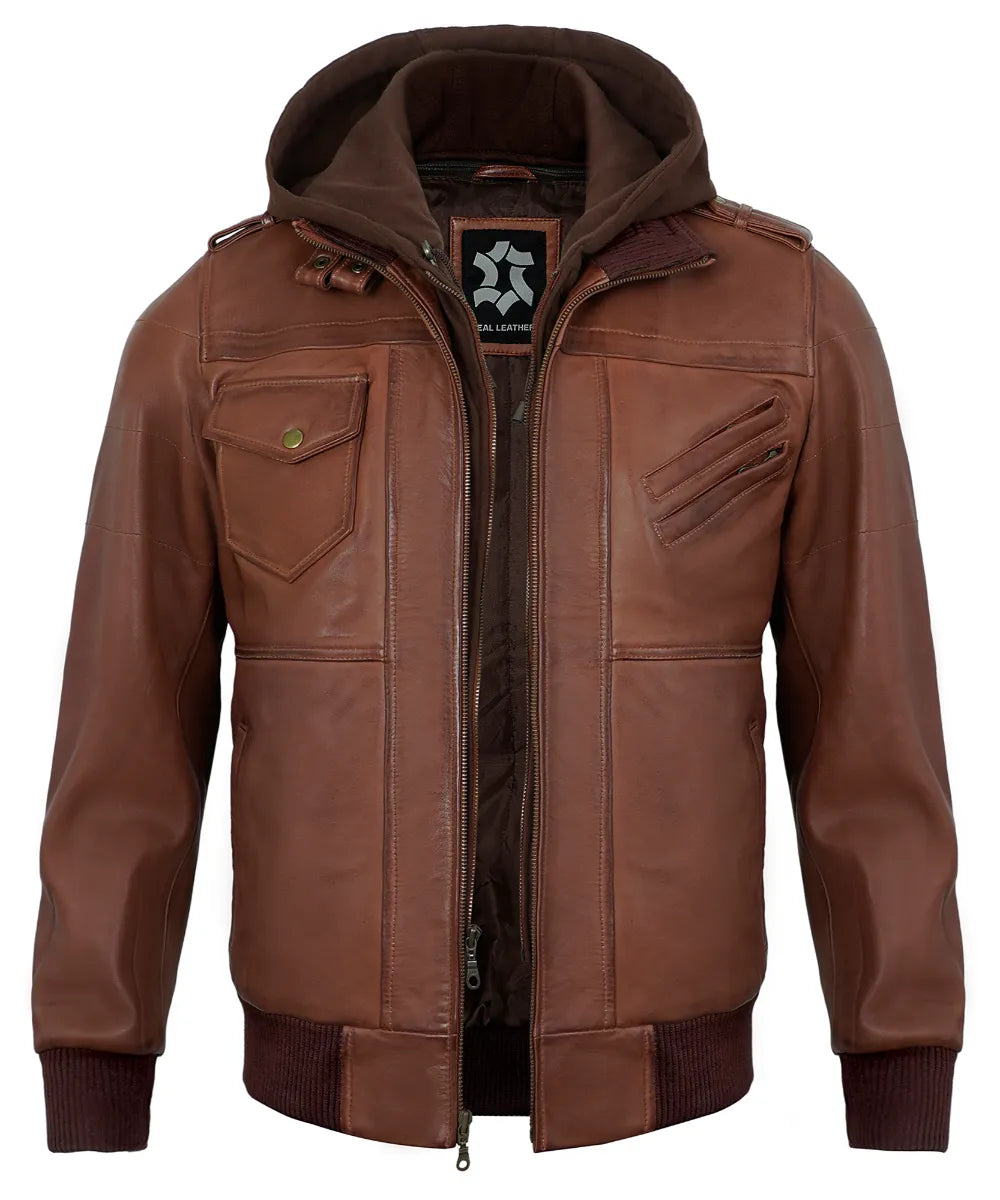 brown-hooded-leather-jacket-for-men
