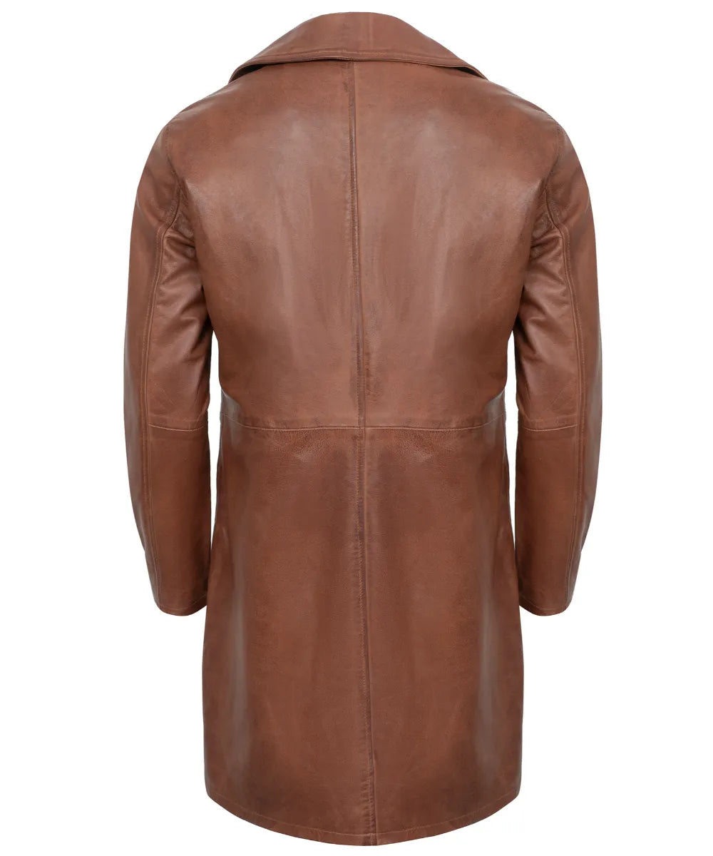 mens-brown-leather-car-coat