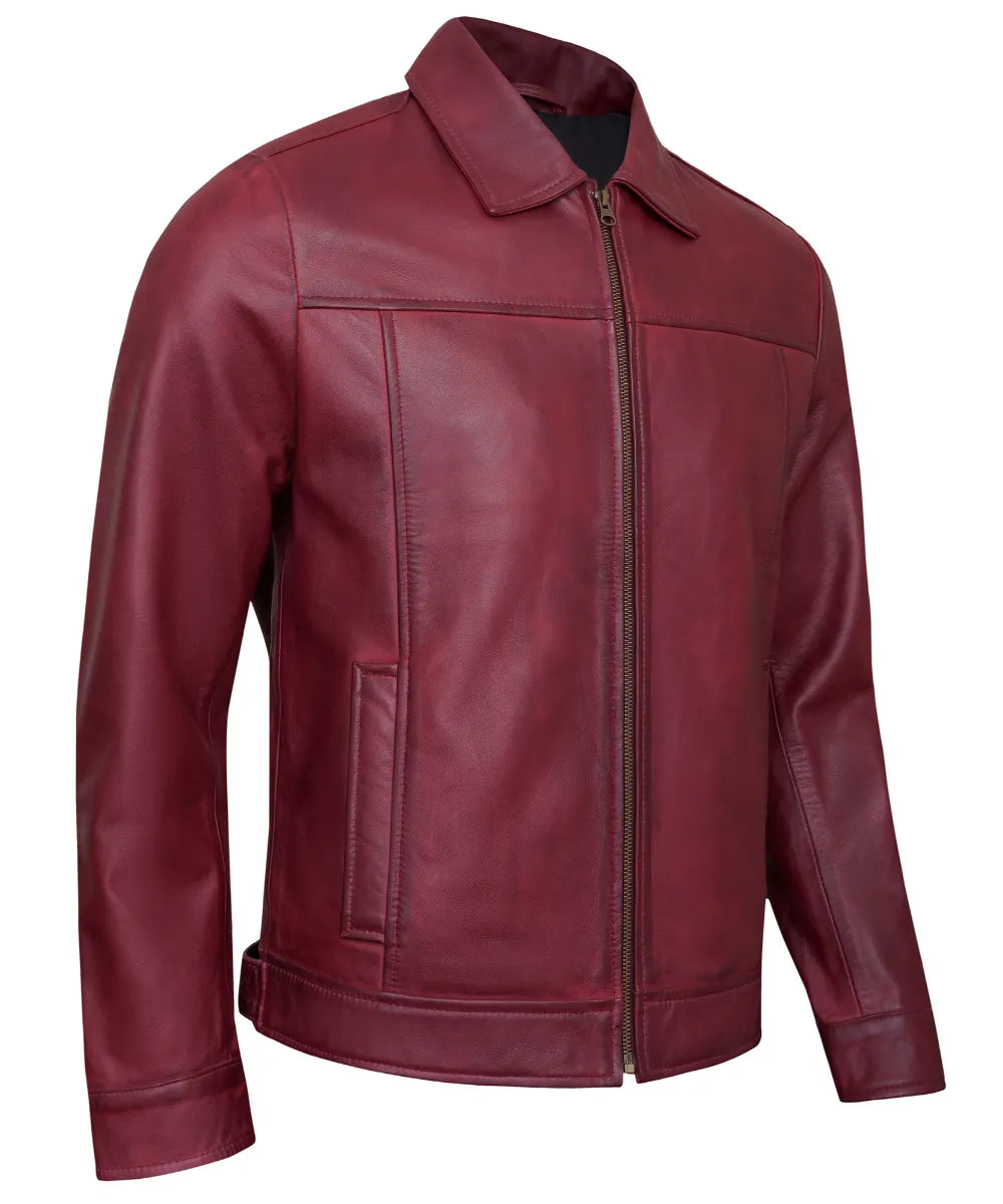 maroon-mens-motorcycle-leather-jackets
