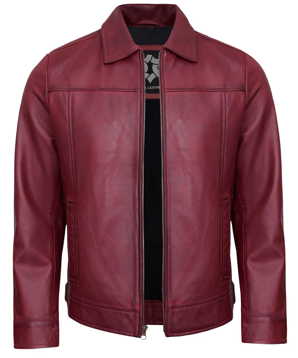 maroon-mens-motorcycle-leather-jackets