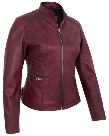 maroon-womens-cafe-racer-motorcycle-jacket
