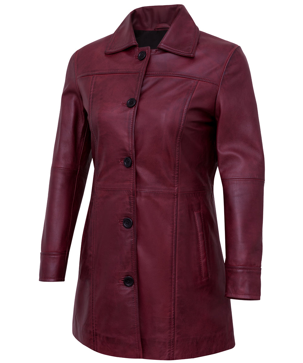 leather-blazer-women-sale-maroon