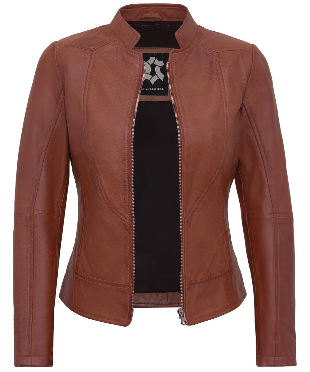 brown-womens-cafe-racer-leather-jacket