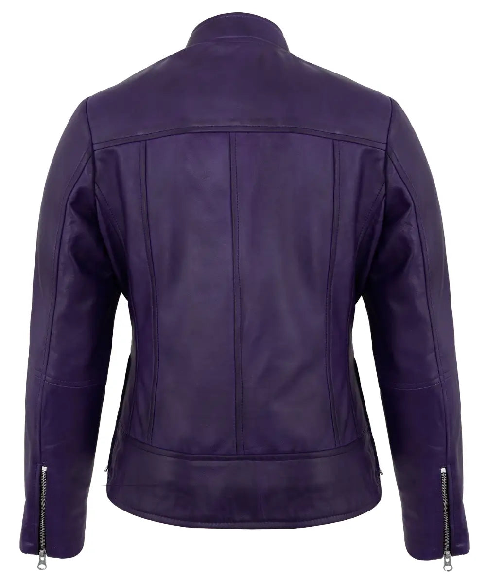 purple-womens-cafe-racer-leather-jacket