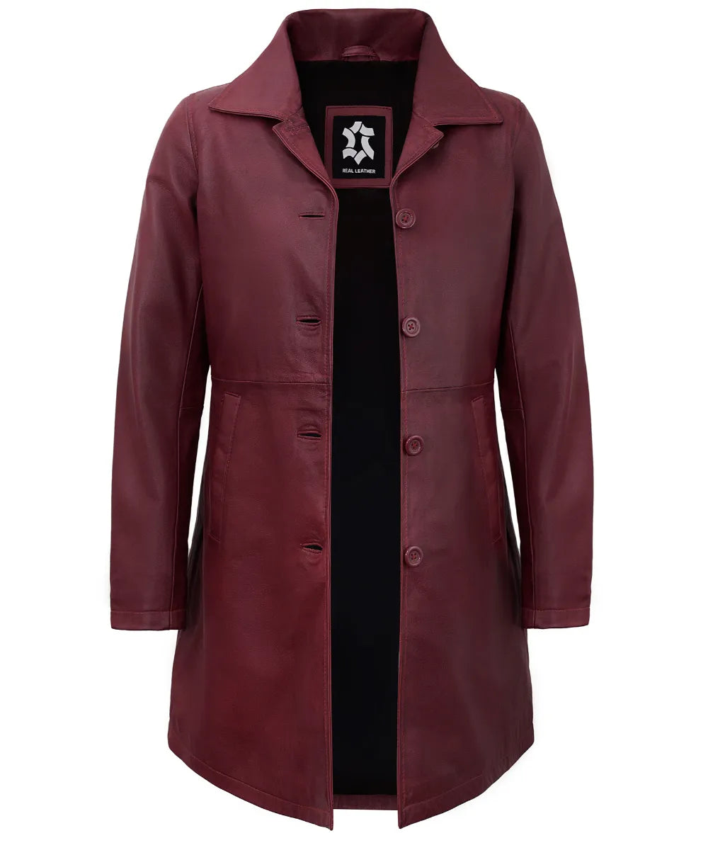long-leather-coat-women-maroon