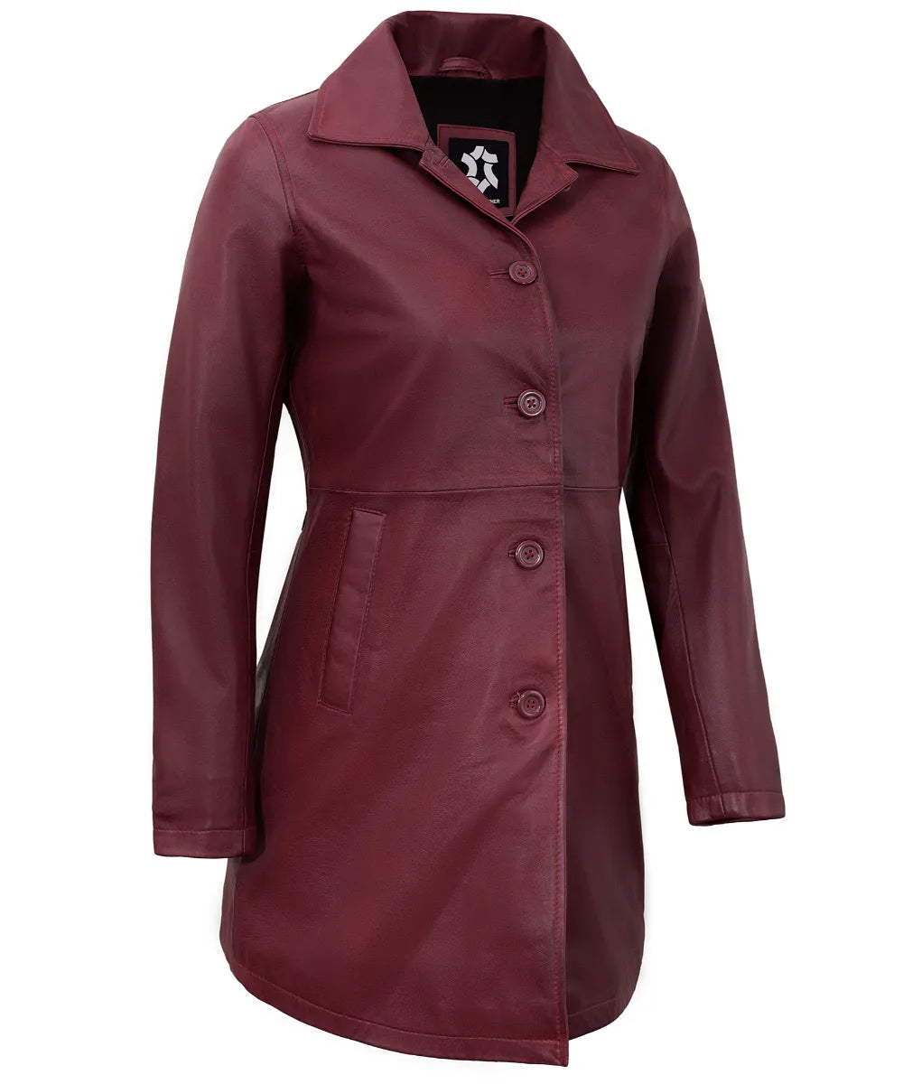 long-leather-coat-women-maroon