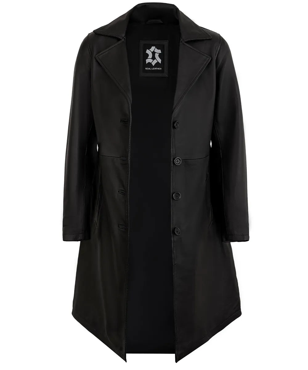 black-leather-car-coat-womens