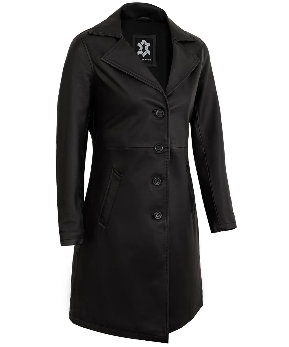 black-leather-car-coat-womens