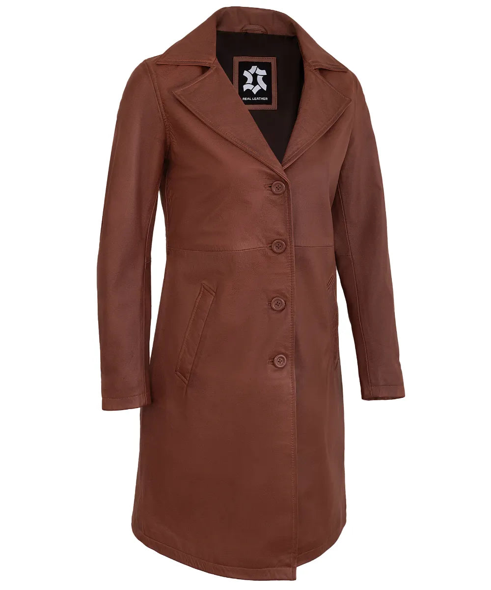 brown-leather-car-coat-womens