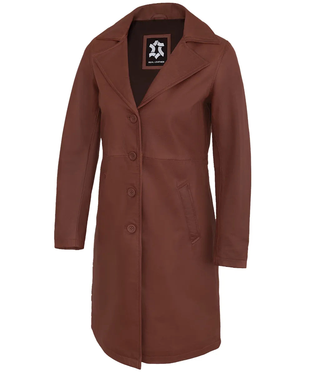 brown-leather-car-coat-womens