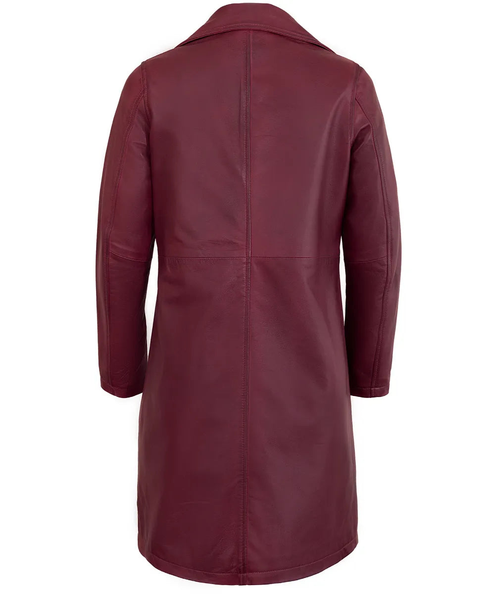 maroon-leather-car-coat-womens