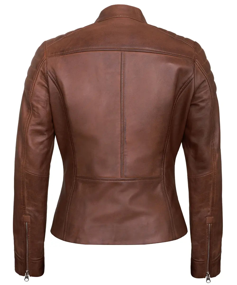 brown-womens-lambskin-leather-biker-jacket