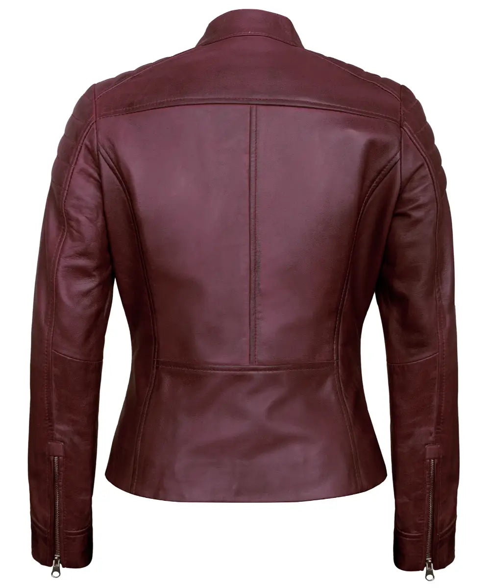 maroon-womens-lambskin-leather-biker-jacket