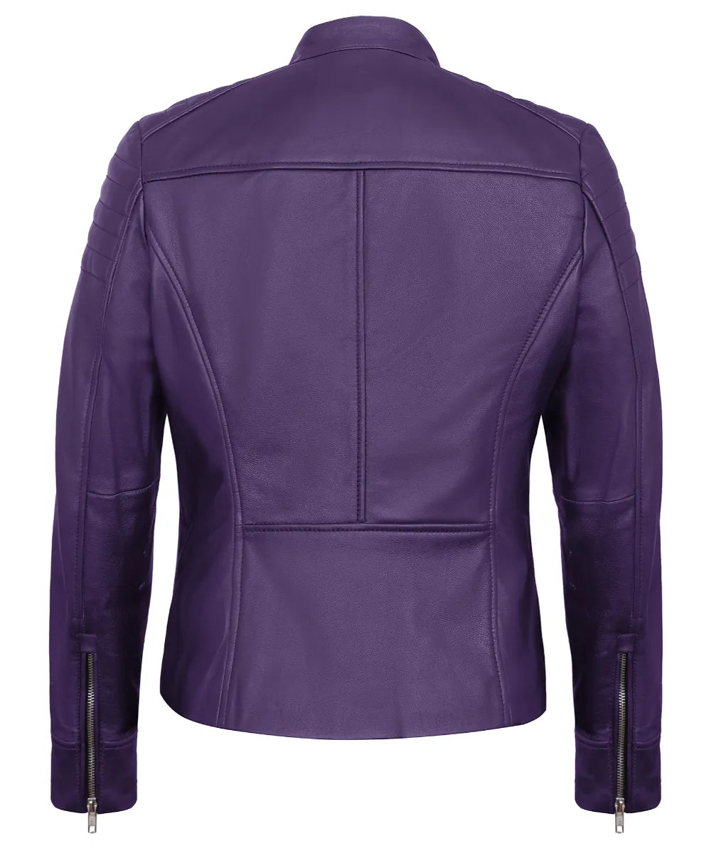 purple-womens-lambskin-leather-biker-jacket