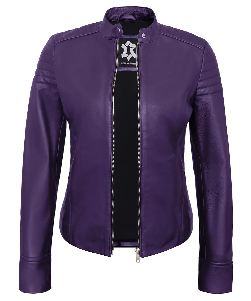 purple-womens-lambskin-leather-biker-jacket