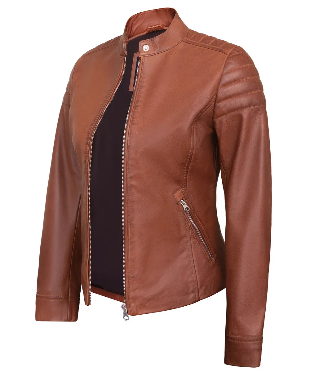 tan-womens-lambskin-leather-biker-jacket