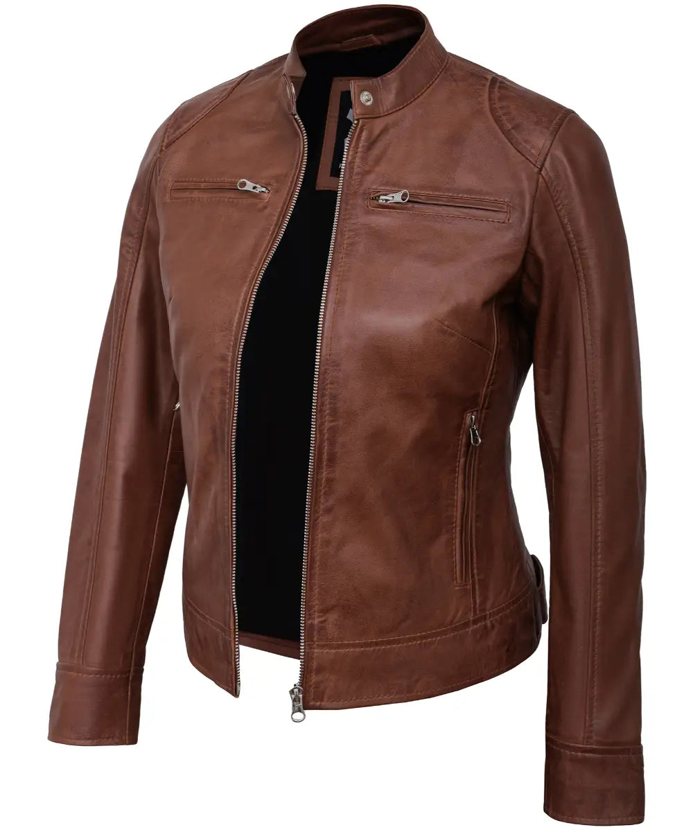 brown-motorcycle-leather-jacket-for-women