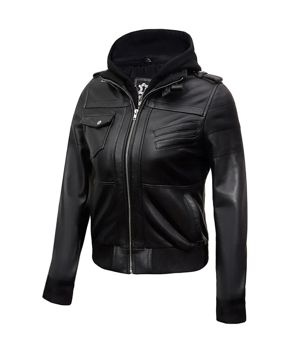 black-hooded-leather-jackets-for-women