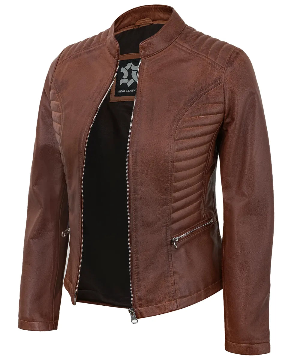 brown-womens-cafe-racer-motorcycle-jacket