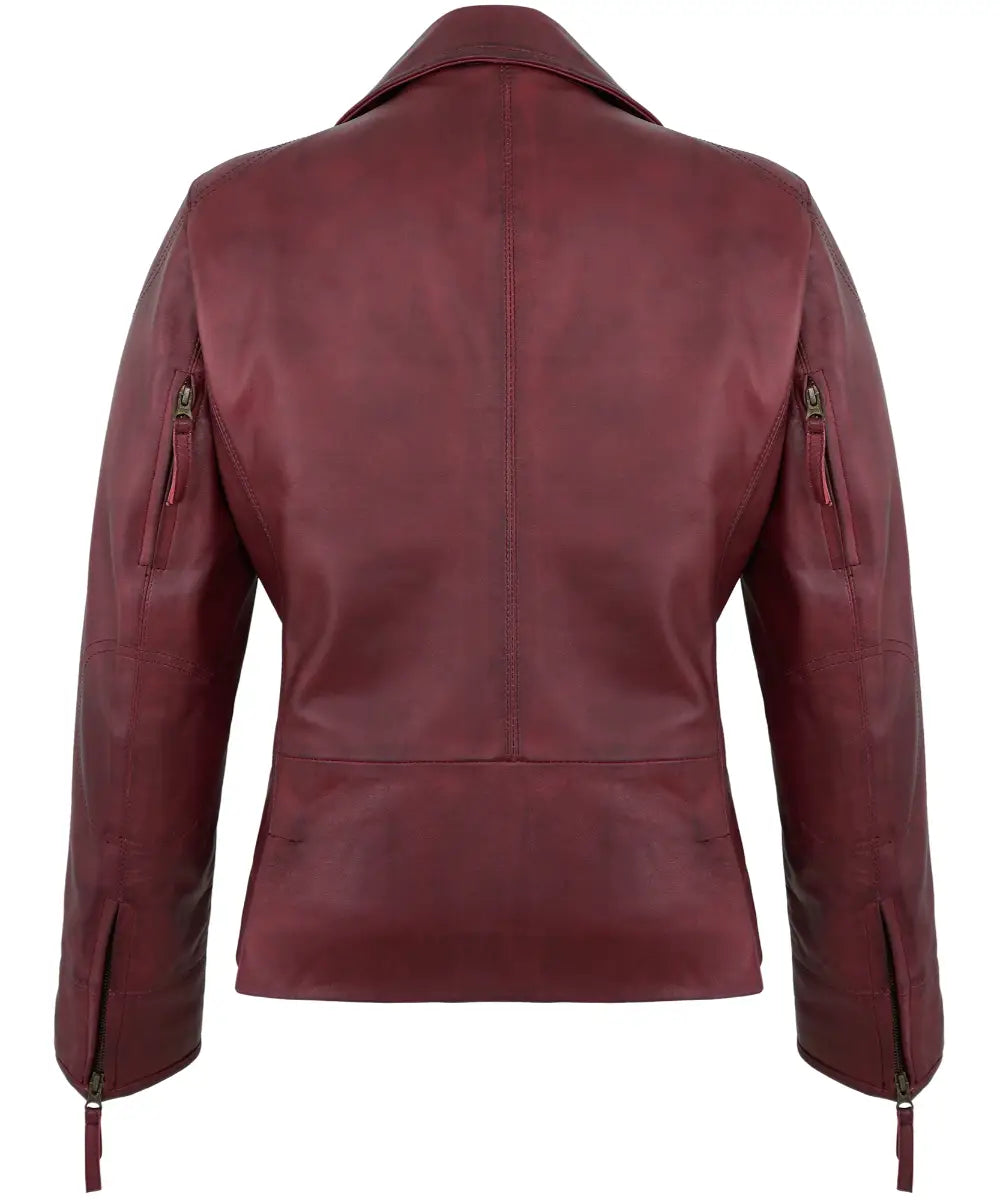 maroon-womens-motorcycle-leather-jackets