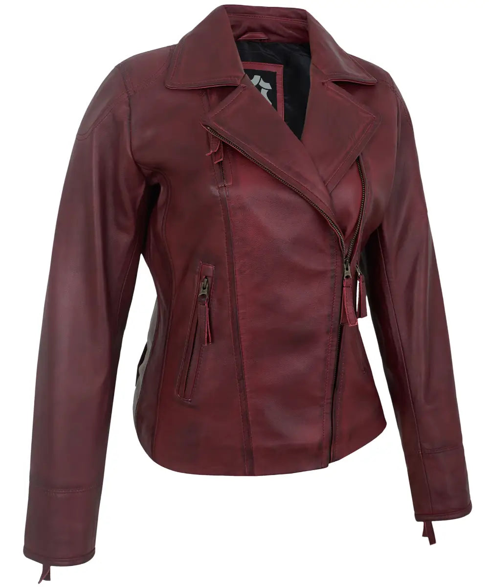 maroon-womens-motorcycle-leather-jackets