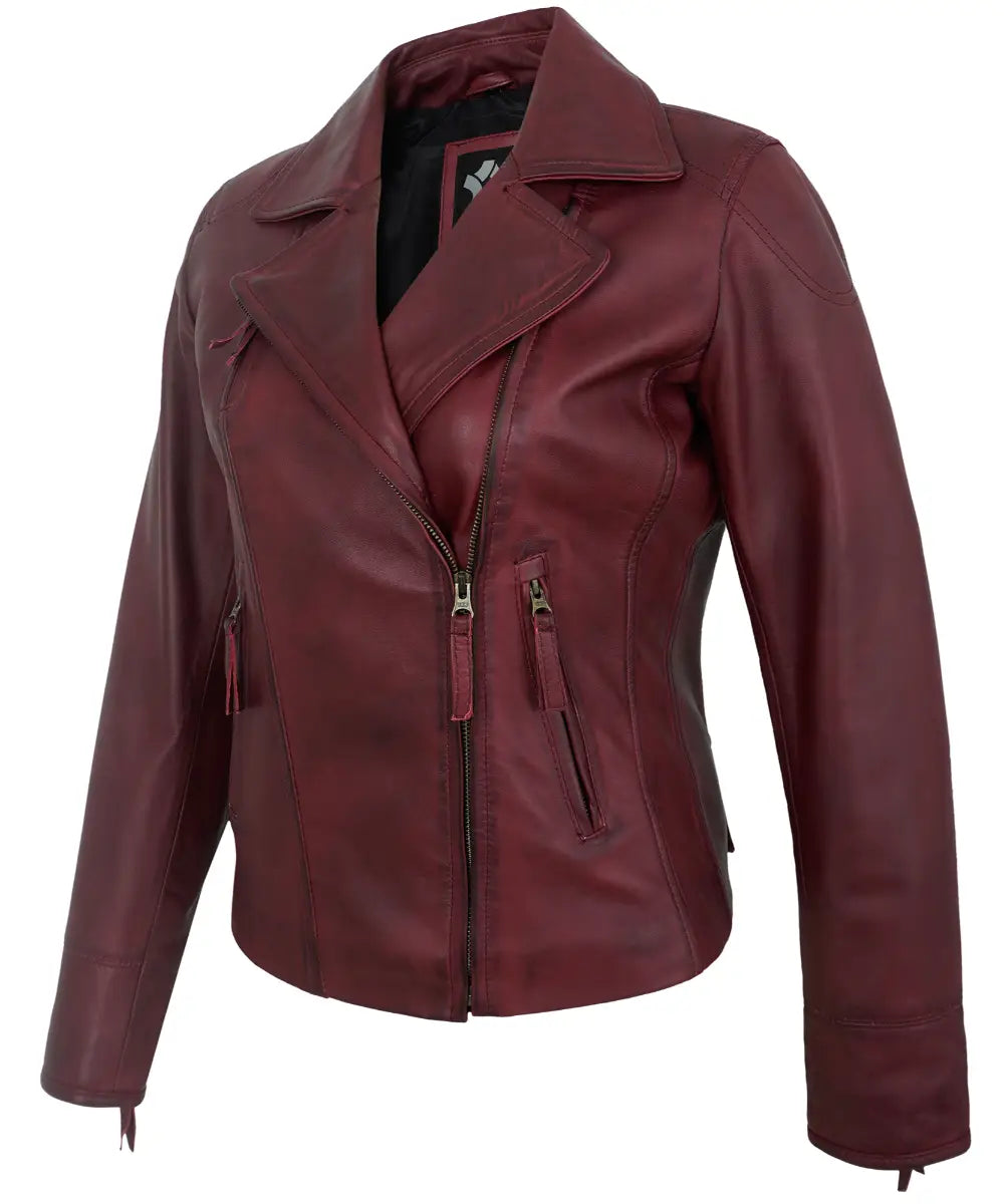 maroon-womens-motorcycle-leather-jackets