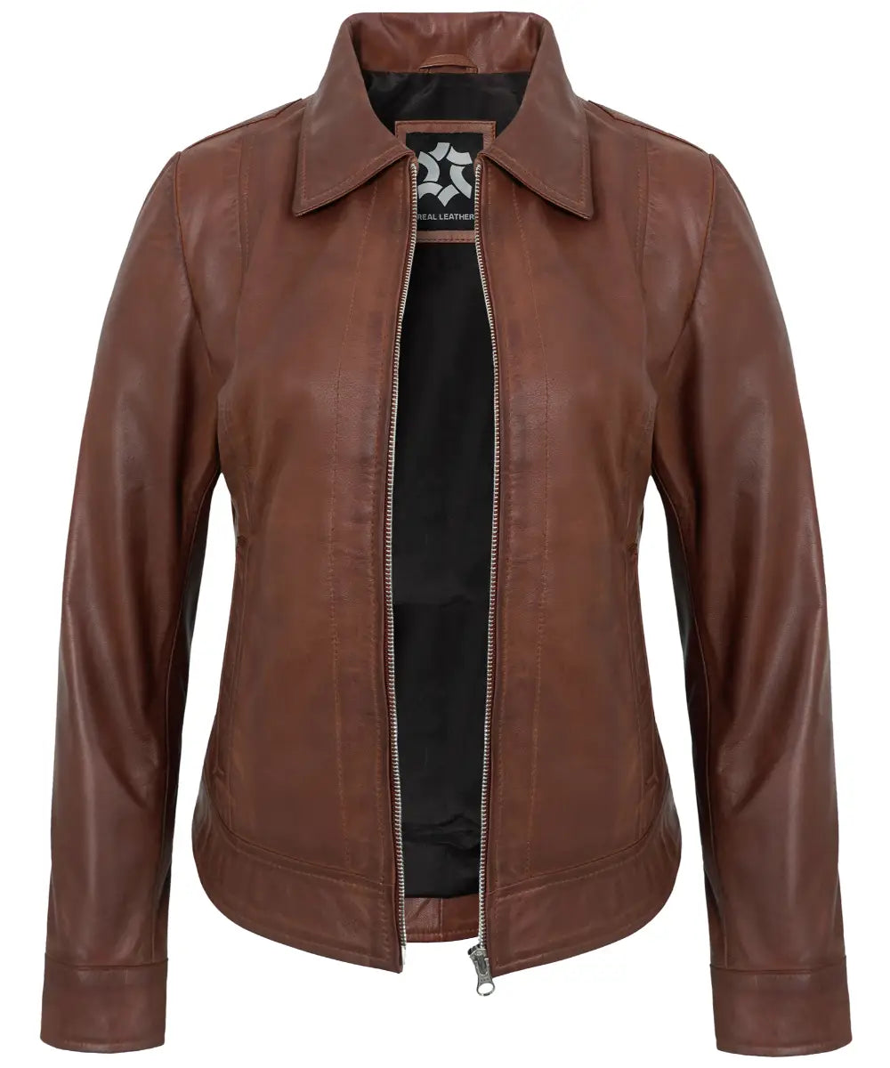 brown-cafe-racer-down-collar-jackets