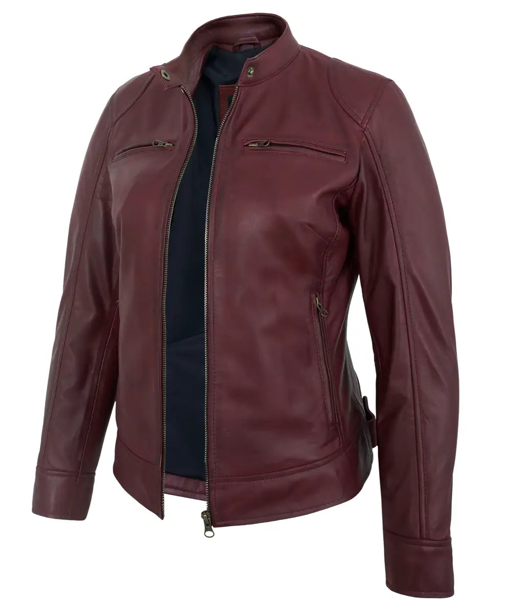 maroon-motorcycle-leather-jacket-for-women