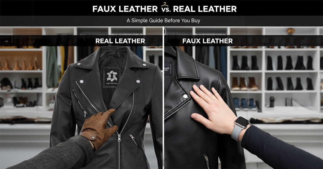 Faux Leather vs Real Leather — A Simple Guide Before You Buy