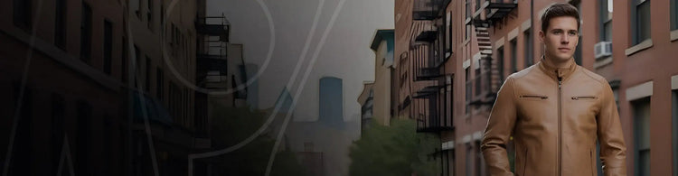 Men’s Cafe Racer Leather Jacket