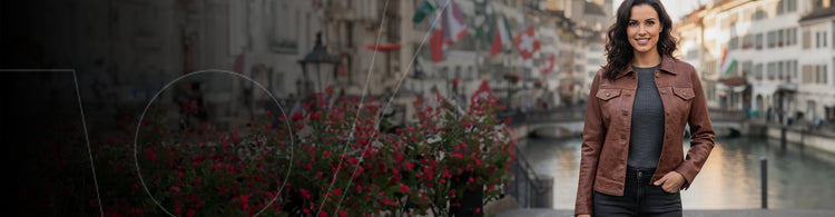 Brown Leather Jackets for Women