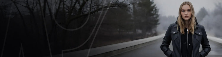 Women's Hooded Leather Jackets