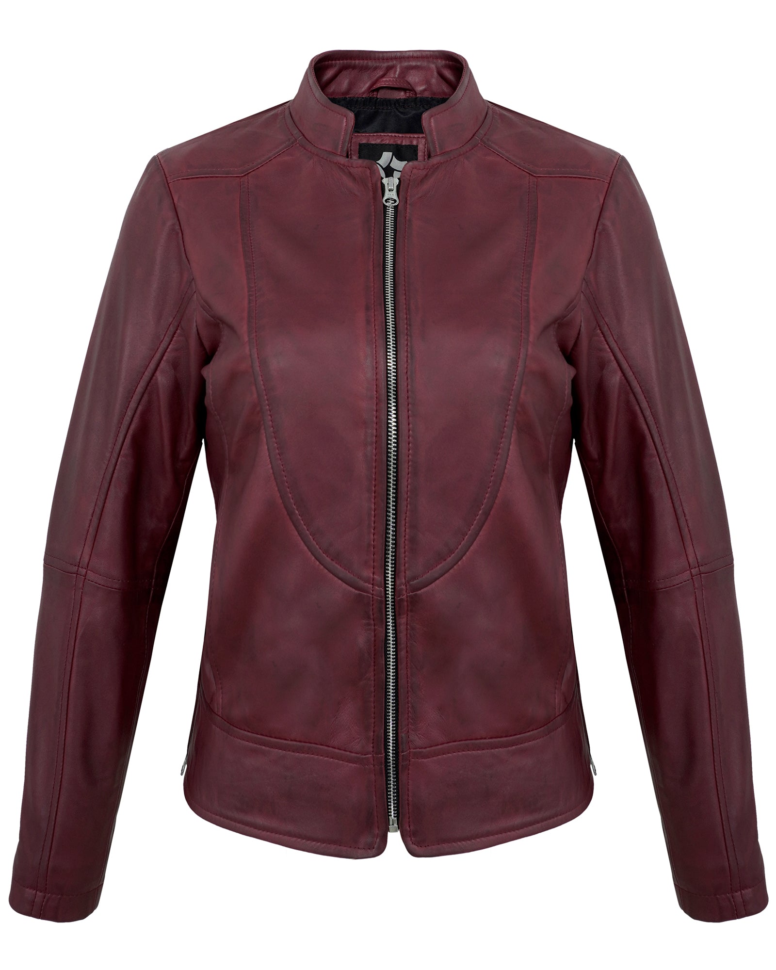 maroon-womens-cafe-racer-leather-jacket