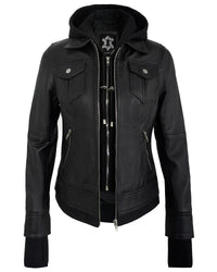 womens-hooded-leather-jackets-black